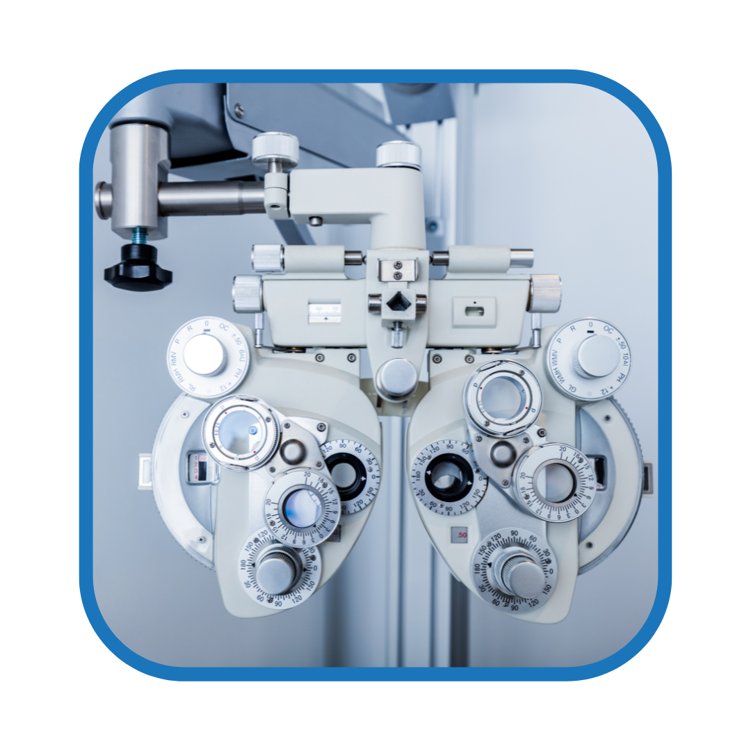 Amsler grid eye test for detecting macular problems